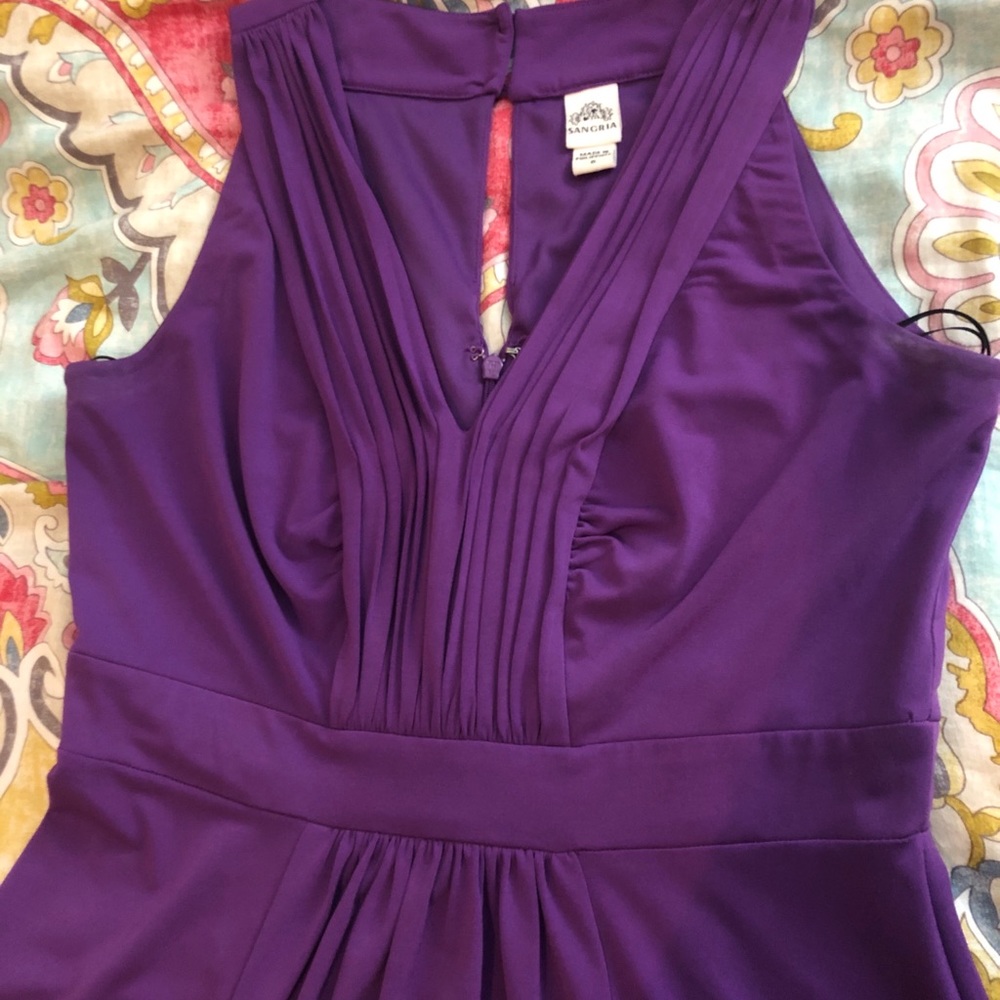 GUC Sangria Orchid Purple Maxi Dress Size 8 - Picture 2 of 7